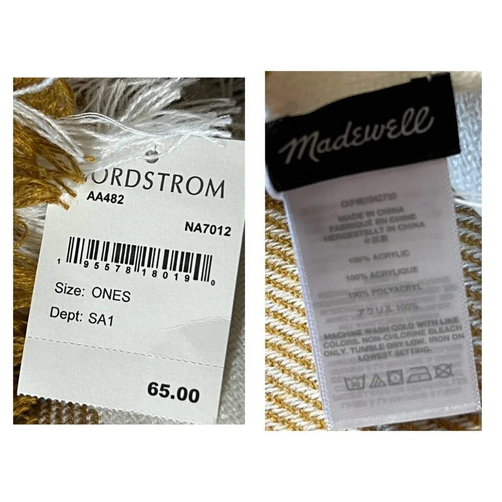 Madewell Buffalo Plaid Scarf